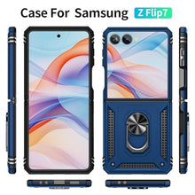 Load image into Gallery viewer, Korecase for Samsung Galaxy Z Flip 7 Case with Kickstand Full Body Military Grade Armor Heavy Duty Rugged Shockproof Hard Shell,Phone Case for Galaxy Z Flip 7, 6.9-inch Blue
