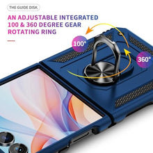 Load image into Gallery viewer, Korecase for Samsung Galaxy Z Flip 7 Case with Kickstand Full Body Military Grade Armor Heavy Duty Rugged Shockproof Hard Shell,Phone Case for Galaxy Z Flip 7, 6.9-inch Blue