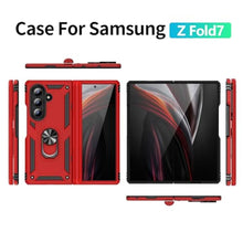 Load image into Gallery viewer, Korecase Case for Z Fold 7 Phone Cover Galaxy ZFold7 Phone Case with 360 Rotate Ring Kickstand Heavy Duty Protective Cover for Samsung Z Fold7 Cases Red
