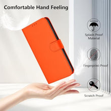 Load image into Gallery viewer, COTDINFOR Case for iPhone 17 Pro Max Case Wallet with Card Holder Leather Flip Cover Kickstand Magnetic Closure Shockproof Women Men Cover for iPhone 17 Pro Max 6.9" Orange YBM
