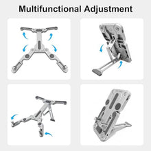 Load image into Gallery viewer, RUHEG Laptop Stand for Desk, Ergonomic Portable Laptop Stand, Riser Holder Notebook Stands, Foldable Aluminum Computer Stand with Air, Pro, More 10-16 Laptops, Tablets, Phone