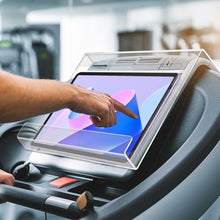 Load image into Gallery viewer, OKYMOTOR Treadmill Tablet Holder, Exercise Bike Reading Stand, Acrylic Reading Rack for Treadmill, Tablet Rack Universal Holder, for Tablet, Magazines, Books, Phones