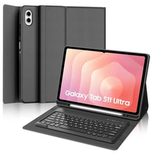 Load image into Gallery viewer, for Samsung Galaxy Tab S11 Ultra Keyboard Case 14.6 inch 2025, Magnetically Detachable Wireless Bluetooth Keyboard, Multi-Angle Stand, PU Leather Folio Cover with S Pen Holder for Galaxy Tab S11 Ultra