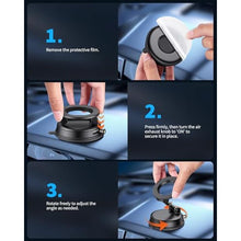 Load image into Gallery viewer, Vacuum Magnetic Suction Car Phone Holder for Magsafe, 360 Adjustable Suction Cup Phone Mount for Car Gym Mirror, Compatible with iPhone & Android