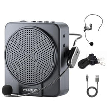 Load image into Gallery viewer, Wireless Voice Amplifier for Teachers, Original Voice Speaker with Wire and Wireless Microphones, Portable Speaker Megaphone for Classroom, Training, Meeting, Instructors, Coaches, Games