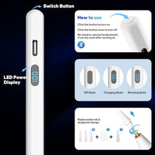 Load image into Gallery viewer, A-PCE iPad Pencil 2018-2026, Fast Charging Stylus with LED Display, White_196