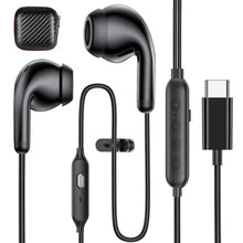 Load image into Gallery viewer, ACAGET USB C Earbuds Adjustable Sound & Vocal EQs Mic Wired Gaming Headset, Black_1