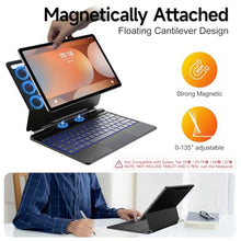 Load image into Gallery viewer, accrosoo (NOT for 14.6" Ultra Keyboard Case Just for 12.4" Samsung Tab S9+/S10+/S8+/S9 FE+/S7+/S7 FE - Magnetic Floating, Sensitive Touchpad, 7 Backlit, S Pen Holder, Black_4285