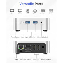 Load image into Gallery viewer, ACEMAGIC V1 Mini PC AMD Ryzen 5 3500U 8GB DDR4 256GB SSD Mini Computers, Silver_530