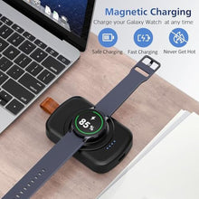 Load image into Gallery viewer, ACEQINGSE for Samsung Galaxy Watch Charger,1800mAh Portable Charger, Black_57