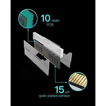 Load image into Gallery viewer, Acer Predator Vesta RGB Gaming RAM 16GB (8GBx2) 3200 MHz DDR4 CL14 1.35V Desktop LED Computer Memory Kit - BL.9BWWR.292_3021
