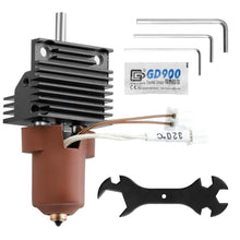 Load image into Gallery viewer, ACROSSXD K1/K1 Max/K1C Hotend Upgrades Kit, K1 Series Ceramic Heating Block Kit, 3D Printers Hotend with Integrated Quick-Swap Nozzle, Supports 300C High Temperature, 600mm/s High-Speed, black_1