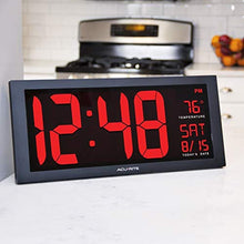 Load image into Gallery viewer, AcuRite Digital Clock, 14.5-Inch / Red_1954
