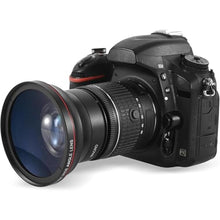 Load image into Gallery viewer, Acuvar 52mm 0.43x Wide Angle Lens with Macro, HD Camera Lens Attachment for Canon Nikon Sony DSLR & Mirrorless Lenses (52mm Thread)_960