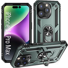 Load image into Gallery viewer, ADDIT i Phone 14 Pro Max Case, for iPhone 14 Pro Max Case,with Kickstand Ring,Adjustable Stand,Military Grade,Heavy Duty Protection,Shockproof,Anti-Fingerprint,Support Magnet Car Mount,Teal_1
