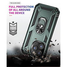 Load image into Gallery viewer, ADDIT i Phone 14 Pro Max Case, for iPhone 14 Pro Max Case,with Kickstand Ring,Adjustable Stand,Military Grade,Heavy Duty Protection,Shockproof,Anti-Fingerprint,Support Magnet Car Mount,Teal_2350