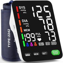 Load image into Gallery viewer, ADKING Blood Pressure Monitor Upper Arm Black_1