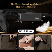 Load image into Gallery viewer, AERIANT On-the-Go Battery Pack for Ray Ban Meta Glasses, Portable Charger, Black_536
