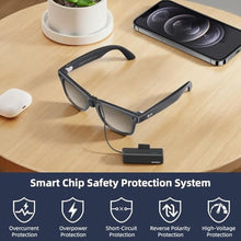Load image into Gallery viewer, AERIANT On-the-Go Battery Pack for Ray Ban Meta Glasses, Portable Charger, Black_539