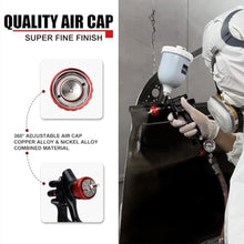 Load image into Gallery viewer, AEROPRO Tools A608 HVLP Air Spray Gun, 1.3mm Nozzle, 600cc Plastic Cup, Auto Paint Spray Gun, Automotive Paint Gun, Body Repair Paint Spray Guns, Car Paint Gun for Touch Up, Primer, Top Coat, black_1893
