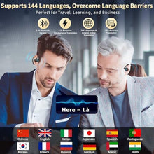 Load image into Gallery viewer, Ai Language Translation Earbuds, Translator Earbuds Real Time with APP Compatible with iOS & Android, 144-Language Bluetooth Headphones Translating Device for Travel and Business - Black_178