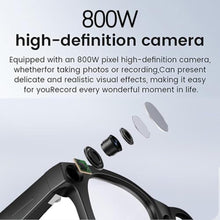 Load image into Gallery viewer, AI Smart Glasses with Bluetooth 8MP Camera Glasses & Music & Call Features, Voice Control, for Remote Video Recording, Anti-Blue Light & UV Protection, for Men Women (Black)_1888