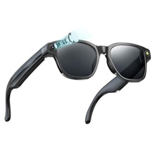 Load image into Gallery viewer, AI Smart Glasses with Camera HD 8MP 1200P Video Recording Translation Polarized Sunglasses with Earbuds Music Control Open Ear Speaker Reading Photography Glasses for Driving Hiking Meeting Travel_1