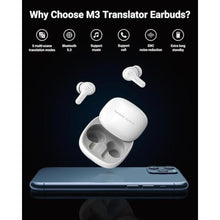 Load image into Gallery viewer, Ai Translation Earbuds Real Time, 144 Languages Translator Earbuds with 5 Translation Modes, Translating Earbuds for Travel/Business/Learning, Audifonos Traductores Ingls Espaol - White_1680