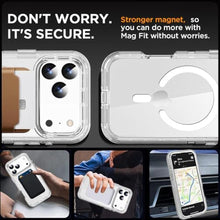 Load image into Gallery viewer, AICase for iPhone 17 Pro Max Case Clear+Magsafe,3 in 1 Magnetic Heavy Duty Drop Protection Full Body Rugged Shockproof/DustProof 3-Layer Military Protective Tough Durable for iPhone 17 Pro Max 6.9"_1, CClearwithMagsafe_1936