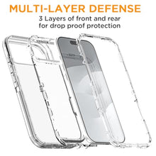 Load image into Gallery viewer, AICase for iPhone Air Case Clear 3 in 1 Heavy Duty Drop Protection Full Body Rugged Shockproof/Dust Proof 3-Layer Military Protective Tough Durable Cover for iPhone Air 6.5"_3_601