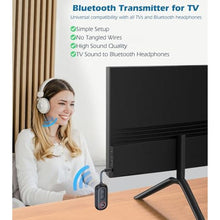 Load image into Gallery viewer, Airplane Bluetooth Adapter for Headphones Bluetooth AUX Adapter, Black_4903