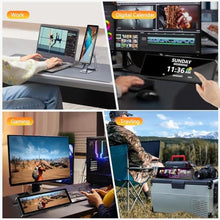 Load image into Gallery viewer, AISHICHEN Mini Monitor for PC, Upgraded 8.8 Inch Small Touchscreen Monitor 1920x480 Stretched Bar Monitor, Sensor Panel Temperature LCD Display, IPS USB Mini Screen for RPi, AIDA64 ARGB Computer Case_659