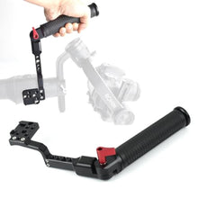 Load image into Gallery viewer, Akeipho Gimbal Grip Handle Handy Sling Handgrip for DJI Ronin S/SC / RSC2,Adjustable Gimbal Side Extension Cold Shoe Mount 1/4" 3/8" Holes Stabilizer Accessory Handle, Black_1