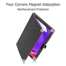 Load image into Gallery viewer, AKNICI Case for XP-Pen Magic Drawing Pad 12.2 Inch, Premium PU Leather Folio Folding Stand Protective Tablet Cover with Hand Strap Magnet, Black_607