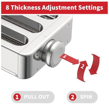 Load image into Gallery viewer, All Metal Pasta Attachment 3 In 1 Set For Kitchenaid Stand Mixer, Included Pasta Sheet Roller, Spaghetti Cutter, Fettuccine Cutter Maker Accessories And Cleaning Brush, StainlessSteel_5980