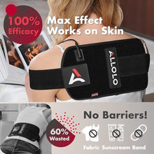 Load image into Gallery viewer, ALLOLO Red Light for Body, 3 in 1 LEDs Red Light Belt with Timer Remote Control, 660nm 850nm Infrared Light Pad for Body Waist Shoulder Knee, 12.6" x 6.3" Large Area, Black_150