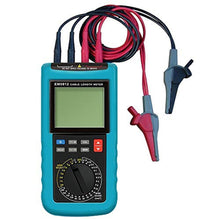 Load image into Gallery viewer, allsun Digital Electric Cable Resistance Tester Cable Wire Length Meter Ohm Resistance Meter Up to 30KM/100000 ft Measured in m(NOT AWG), Blue_1