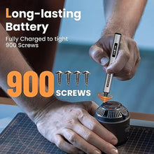 Load image into Gallery viewer, AM ARROWMAX Electric Screwdriver, Cordless Precision Screwdriver Set with 34 Magnetic Precision Bits, Smart Motion Control, IF Winning Design Tool Kit for Electronics Laptop Glasses (SES PRO) Grey_6547