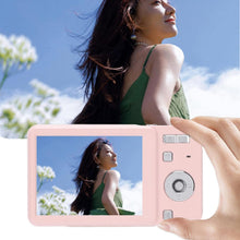 Load image into Gallery viewer, ciciglow Digital Camera, 64MP HD Autofocus 4K Retro Sliding Camera, 16X Digital Zoom CCD Cameras with 2.8 Inch Screen for Teens Adult Beginner (Pink)