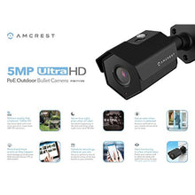 Load image into Gallery viewer, Amcrest UltraHD 5MP POE Bullet IP Security Camera, Black_2117