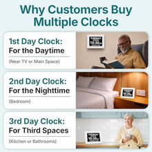 Load image into Gallery viewer, American Lifetime New 2026 Dementia Digital Clock for Seniors, Large Display with Custom Alarms, Clock with Day & Date for Elderly, Large Number Digital Clock White_7932