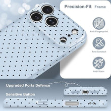 Load image into Gallery viewer, Amzfield Compatible with iPhone 17 Pro Cute Pink Small Polka Dot Phone Case, BSDOTBLUE_565