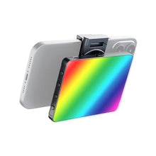 Load image into Gallery viewer, Andoer M16 RGB LED Video Light, Photography Light 3000K-9900K Dimmable with 20 FX Effects, Phone Holder Clamp and Cold Shoe Adapter for Live Streaming Youtube_1