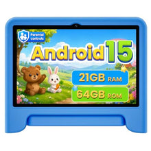 Load image into Gallery viewer, Android 15 Kids Tablet 10.1 Inch, Octa-Core Processor, Case Included,Blue_1