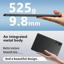 Load image into Gallery viewer, Android 16 10 inch Tablets, 20GB RAM 128GB ROM 2TB Expandable, 2GHz Octa-core Processor, 2 in 1 Tablet with Stylus Mouse Keyboard Case, 5G WiFi6, BT 5.0, 6000mAh, Widevine L1, GMS, Black_350