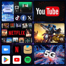 Load image into Gallery viewer, Android Tablet 10.1 inch, 8GB RAM 128GB Storage, Android 12 Oct-core Processor5 Million +13 Million Dual Cameras, WiFi Bluetooth 1TB Extended IPS Full HD Display, 4000mAh Battery Powerful Tablet ss, Gray_659