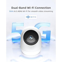 Load image into Gallery viewer, Andyssey 4MP Pet Camera with Phone App, Indoor Camera Plug-in, 5G&2.4GHz, White_149
