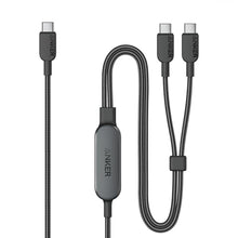 Load image into Gallery viewer, Anker 2-in-1 USB C to USB C Cable, 140W Max (1-Pack, 6 ft, Black)_1