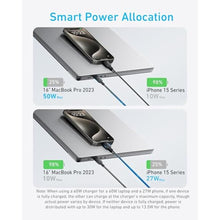 Load image into Gallery viewer, Anker 2-in-1 USB C to USB C Cable, 140W Max (1-Pack, 6 ft, Black)_660