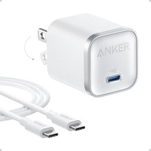 Load image into Gallery viewer, Anker iPhone Charger, 45W Type C Fast Charging, USB C Charger Block, White_1